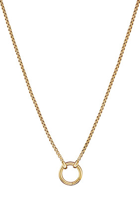 Smooth Vehicle Box Chain Necklace